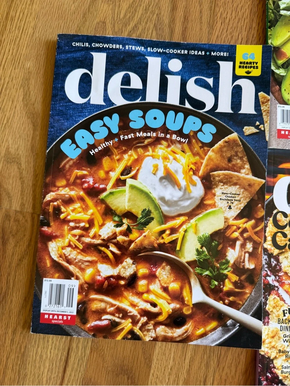 Bundle of 5 Delish Magazine Cookbooks